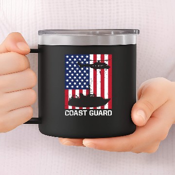 Discover Coast Guard Baseball Jackets 14oz Stainless Steel Tumblers