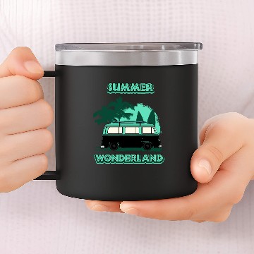 Discover Summer Wonderland Road Trip 14oz Stainless Steel Tumblers