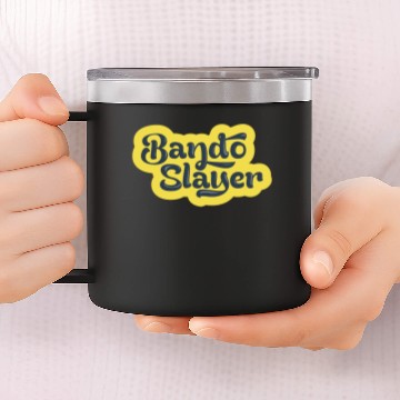 Discover BandoSlayer logo - great for drone pilots 14oz Stainless Steel Tumblers