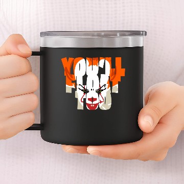 Discover Pennywise It Clown You'll Float Too 14oz Stainless Steel Tumblers