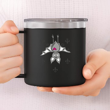 Discover Bat Vampire Halloween 14oz Stainless Steel Tumblers