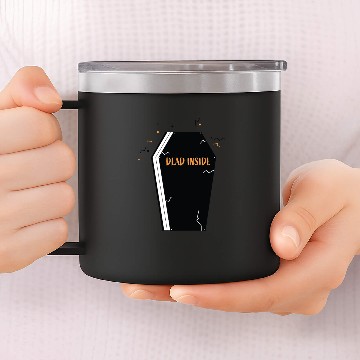 Discover Dead Inside 14oz Stainless Steel Tumblers