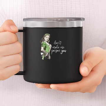 Discover Retro Waitress Don't Make Me Poison You 14oz Stainless Steel Tumblers