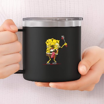 Discover Zombie - Sponge Bob 14oz Stainless Steel Tumblers