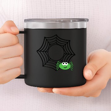 Discover Silly SpiderWeb 14oz Stainless Steel Tumblers