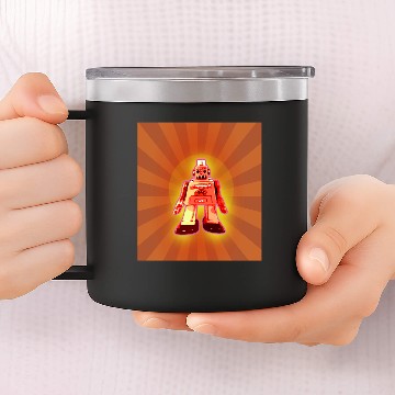 Discover Red Robot 14oz Stainless Steel Tumblers