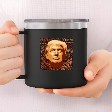 Discover anti trump 14oz Stainless Steel Tumblers