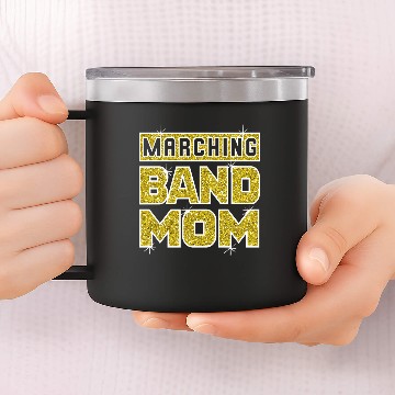 Discover MARCHING BAND MOM 14oz Stainless Steel Tumblers