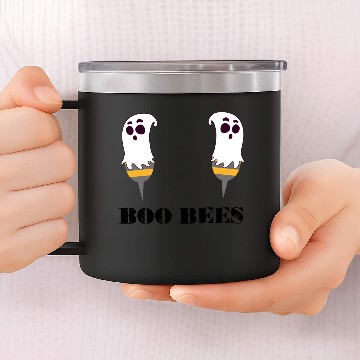 Discover Boo Bees 14oz Stainless Steel Tumblers