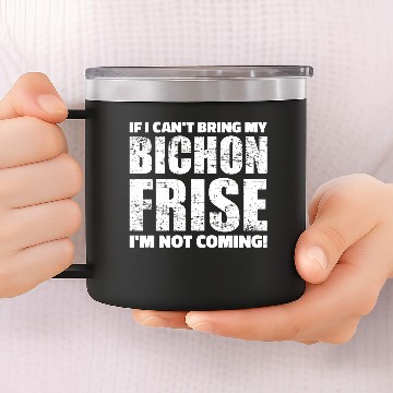 Discover Bichon Frise 14oz Stainless Steel Tumblers