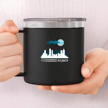 Discover Atlanta 14oz Stainless Steel Tumblers