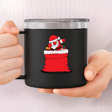 Discover Dabbing Santa 14oz Stainless Steel Tumblers