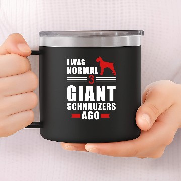 Discover Giant Schnauzer 14oz Stainless Steel Tumblers