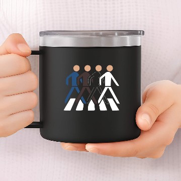 Discover Abbey Road SIgn 14oz Stainless Steel Tumblers