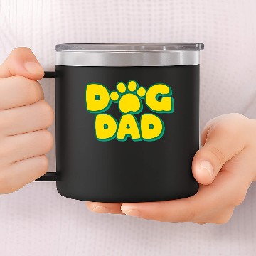 Discover DOG DAD 14oz Stainless Steel Tumblers