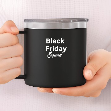 Discover Black Friday Squad 14oz Stainless Steel Tumblers