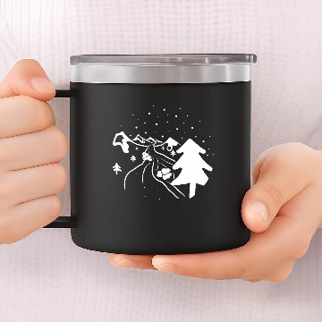 Discover Silent Night 14oz Stainless Steel Tumblers