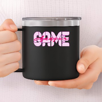 Discover game changer purple pink 14oz Stainless Steel Tumblers