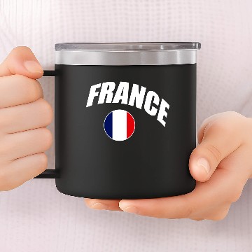 Discover France 14oz Stainless Steel Tumblers