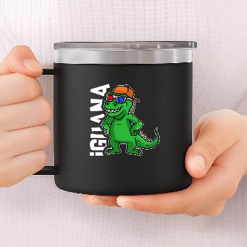 Discover Iguana Salamander Gift 14oz Stainless Steel Tumblers