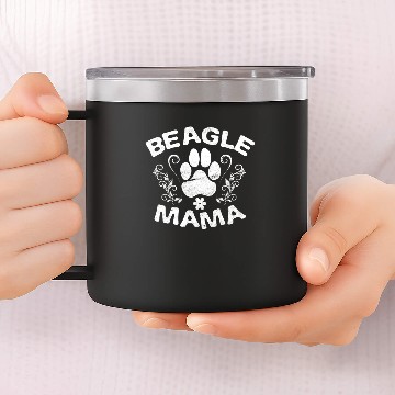 Discover Beagle 14oz Stainless Steel Tumblers