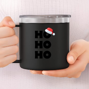 Discover Ho Ho Ho 14oz Stainless Steel Tumblers