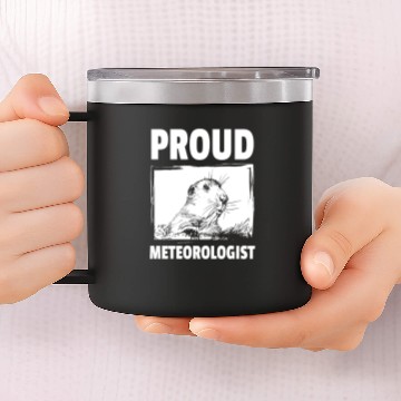 Discover Meteorologist GroundHog Day Design 14oz Stainless Steel Tumblers