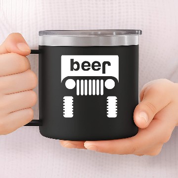 Discover jeep beer Baseball Jerseys 14oz Stainless Steel Tumblers