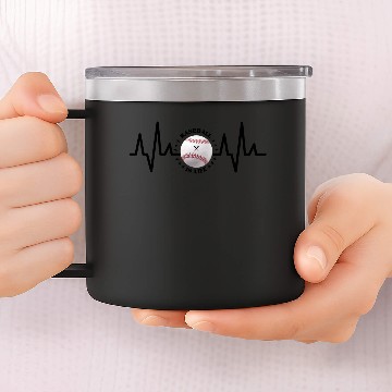 Discover Baseball Is Life 14oz Stainless Steel Tumblers