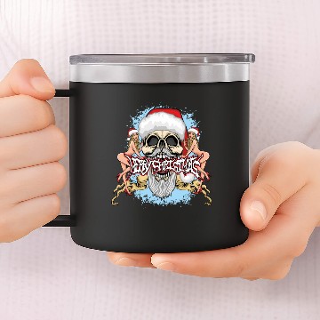 Discover Bad Santa 18+ 14oz Stainless Steel Tumblers