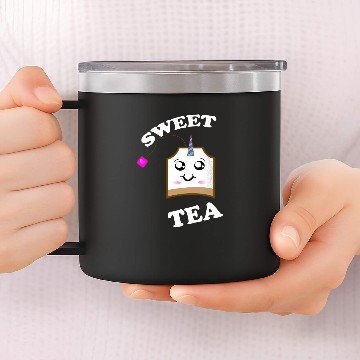 Discover Sweet tea funny teabag 14oz Stainless Steel Tumblers