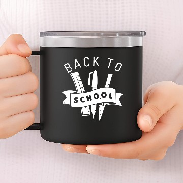 Discover Back to School Back to school elementary school 14oz Stainless Steel Tumblers