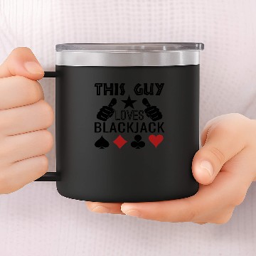 Discover Blackjack 14oz Stainless Steel Tumblers and More