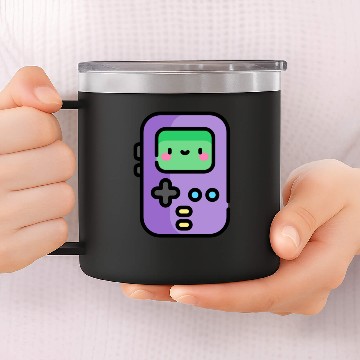Discover Kawaii Game Boy 14oz Stainless Steel Tumblers