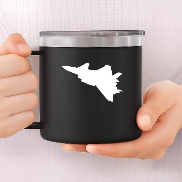 Discover warplane plane fighter jet 14oz Stainless Steel Tumblers