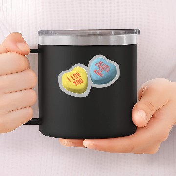 Discover Sweethearts 14oz Stainless Steel Tumblers