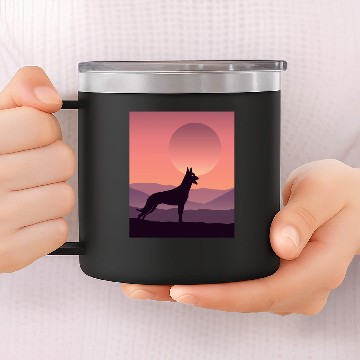 Discover Belgian Malinois 14oz Stainless Steel Tumblers