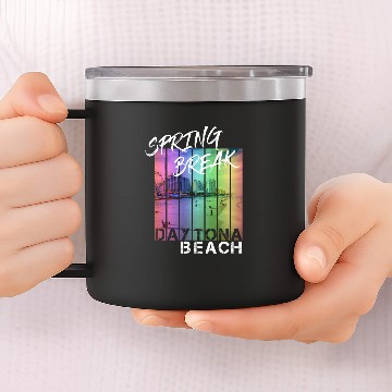 Discover Daytona Beach - Spring Break 14oz Stainless Steel Tumblers