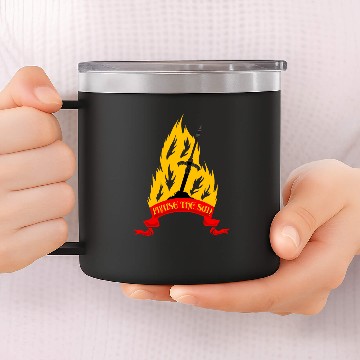 Discover Dark Souls Praise The Sun Bonfire 14oz Stainless Steel Tumblers