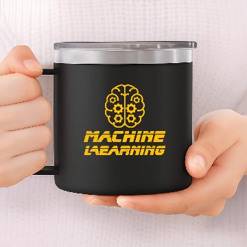 Discover Maschine Learning AI Programmer Computer Gift Idea 14oz Stainless Steel Tumblers