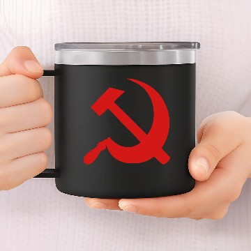 Discover Hammer and Sickle 14oz Stainless Steel Tumblers