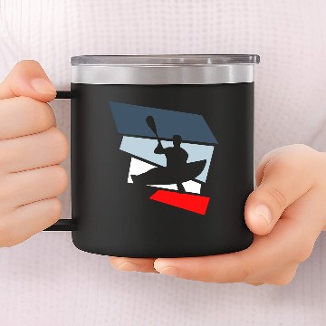 Discover rowing canoe paddling 14oz Stainless Steel Tumblers