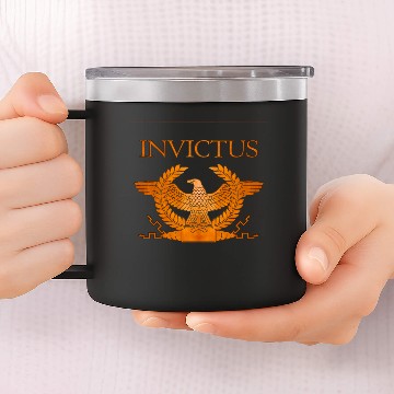 Discover Invictus Copper Eagle 14oz Stainless Steel Tumblers