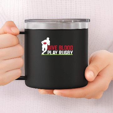 Discover Rugby 14oz Stainless Steel Tumblers