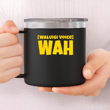 Discover Wah Waluigi Voice 14oz Stainless Steel Tumblers