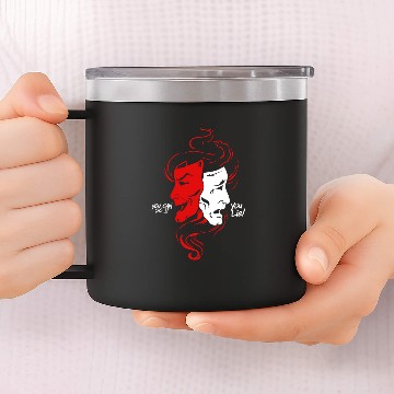 Discover Two Face 14oz Stainless Steel Tumblers