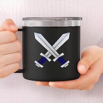 Discover Creative Dual/Double Bladed Swords 14oz Stainless Steel Tumblers