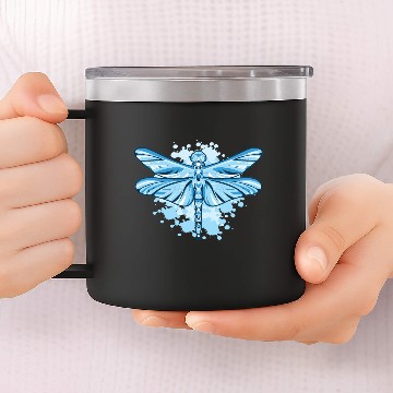 Discover Dragonfly 14oz Stainless Steel Tumblers