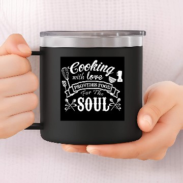 Discover Cooking with love 14oz Stainless Steel Tumblers