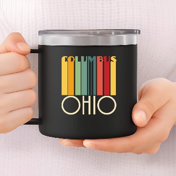 Discover Columbus Ohio 14oz Stainless Steel Tumblers